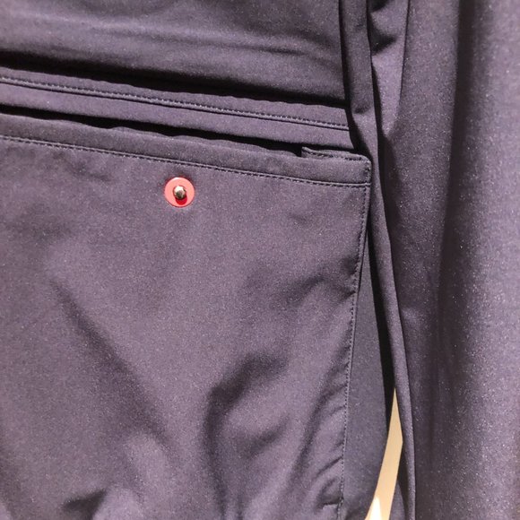 New - Scotch and Soda Nylon Harrington Jacket Navy Size L - Picture 5 of 6